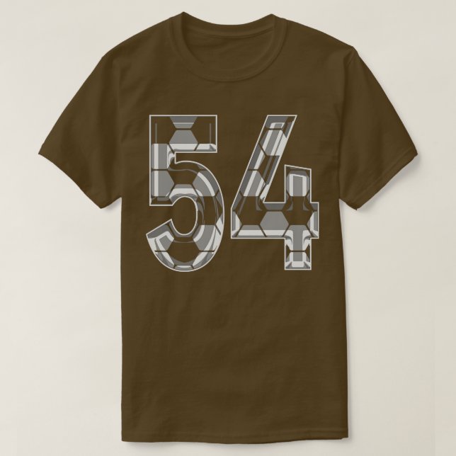 Number 54 Jersey 54 Mum Player Fan T-Shirt (Design Front)