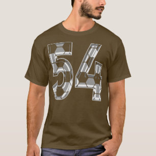 Number 54 Jersey 54 Mum Player Fan T-Shirt