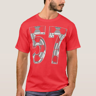 Number 57 Jersey 57 Mum Player Fan T-Shirt