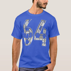 Number 64 Jersey 64 Mum Player Fan T-Shirt