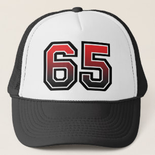 Number 65 trucker hat