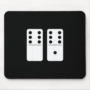 Number 67 Domino Funny Six Seven Meme 6 And 7 Gen  Mouse Pad