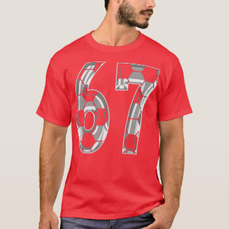 Number 67 Jersey 67 Mum Player Fan T-Shirt