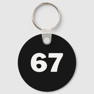 Number 67  key ring