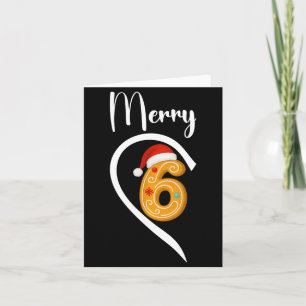 Number 67 Matching Christmas 6 7 Six Seven 6 7 Mem Card