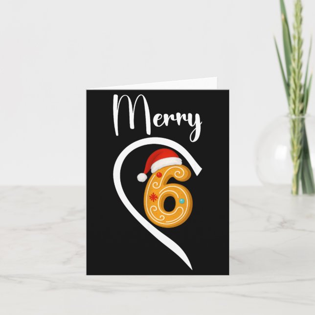 Number 67 Matching Christmas 6 7 Six Seven 6 7 Mem Card (Front)