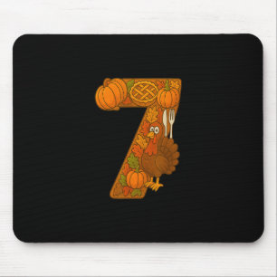 Number 67 Matching Six Seven 6 7 Meme 67 Thanksgiv Mouse Pad
