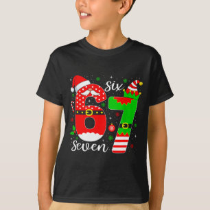 Number 67 Matching Six Seven 6 7 Meme 6-7 Christma T-Shirt