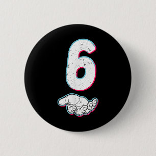 Number 67 Matching Six Seven 6 7 Meme 6 7 Hallowee Cm Round Badge