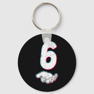 Number 67 Matching Six Seven 6 7 Meme 6 7 Hallowee Key Ring