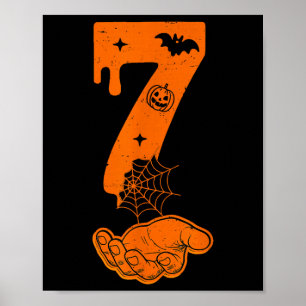Number 67 Matching Six Seven 6 7 Meme 6 7 Hallowee Poster