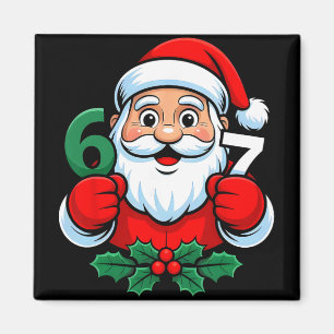 Number 67 Meme Six Seven For Men Women Kids Funny Magnet