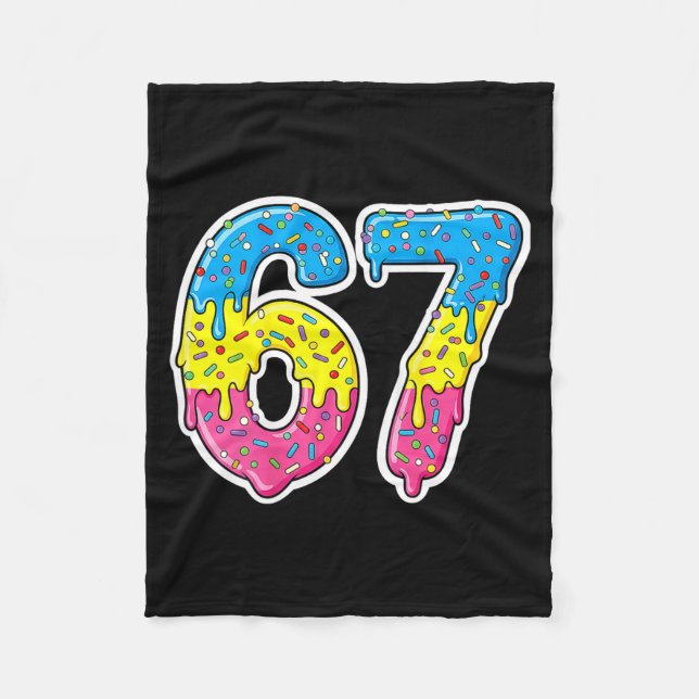 Number 67 Shirt Costume Adult Nk For Women Men Kid Fleece Blanket (Front)