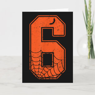 Number 6 67 Meme Costume Matching Group Halloween  Card