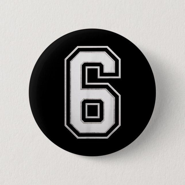 Number 6 67 Meme Matching  Cm Round Badge (Front)