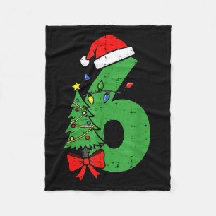 Number 6 Christmas 6 7 Matching 67 Meme Men Women  Fleece Blanket