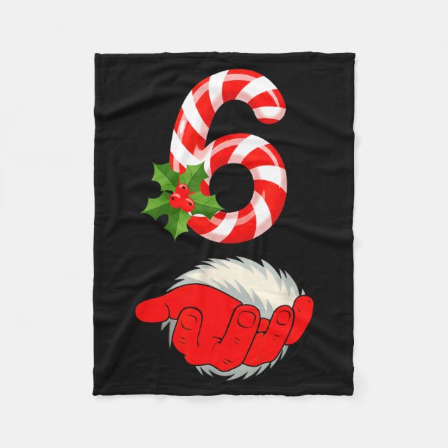 Number 6 Funny 67 Six Seven Meme Matching Couple C Fleece Blanket (Front)