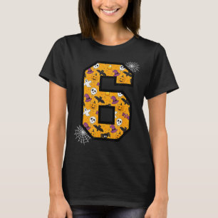 Number 6 Funny Meme Saying 6 7 Six Seven Halloween T-Shirt