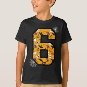 Number 6 Funny Meme Saying 6 7 Six Seven Halloween T-Shirt