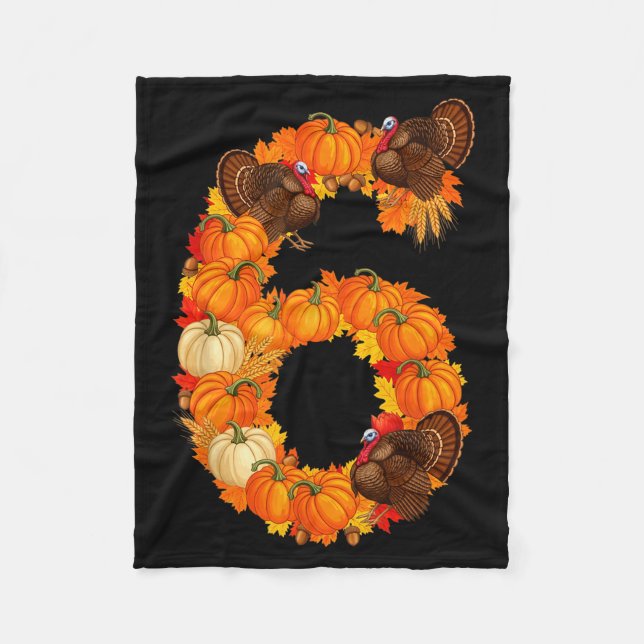 Number 6 Funny Saying 6 7 Six Seven Meme Couple Th Fleece Blanket (Front)