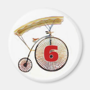 Number 6 magnet