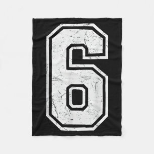 Number 6 Matching 67 Meme Costume Men Women Kids  Fleece Blanket