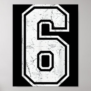 Number 6 Matching 67 Meme Costume Men Women Kids  Poster