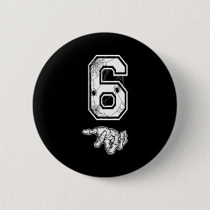 Number 6 Matching 67 Meme Couples Halloween Costum 6 Cm Round Badge