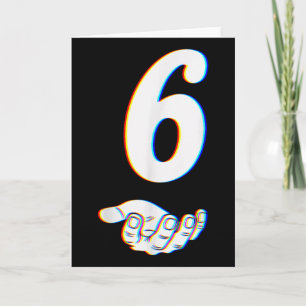 Number 6 Matching 67 Meme Halloween Costume Men Wo Card