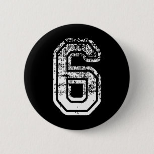 Number 6 Matching 67 Meme Halloween Costume Men Wo Cm Round Badge