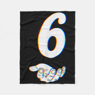 Number 6 Matching 67 Meme Halloween Costume Men Wo Fleece Blanket