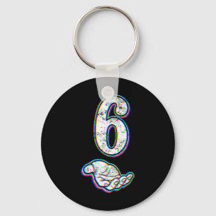 Number 6 Matching 67 Meme Halloween Costume Men Wo Key Ring