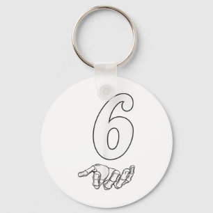 Number 6 Matching 67 Meme Halloween Costume Men Wo Key Ring