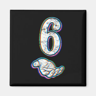 Number 6 Matching 67 Meme Halloween Costume Men Wo Magnet