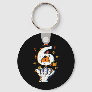Number 6 Matching 67 Meme Thanksgiving 6 7 Men Wom Key Ring