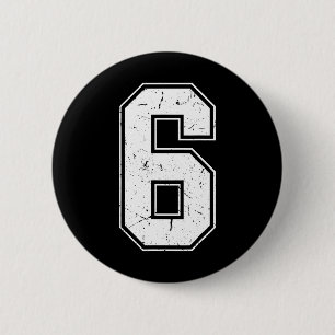 Number 6 Matching Costume 67 Meme Costume Distress Cm Round Badge