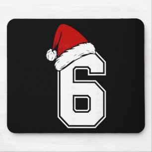 Number 6 Matching Six Seven 6 7 Meme 6 7 Christmas Mouse Pad