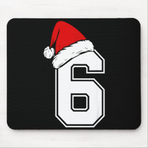 Number 6 Matching Six Seven 6 7 Meme 6 7 Christmas Mouse Pad