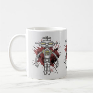 Number 6 Scifi robot Coffee Mug
