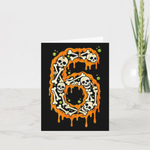 Number 6 Six Seven 6 7 Meme Funny Design Couples H Card