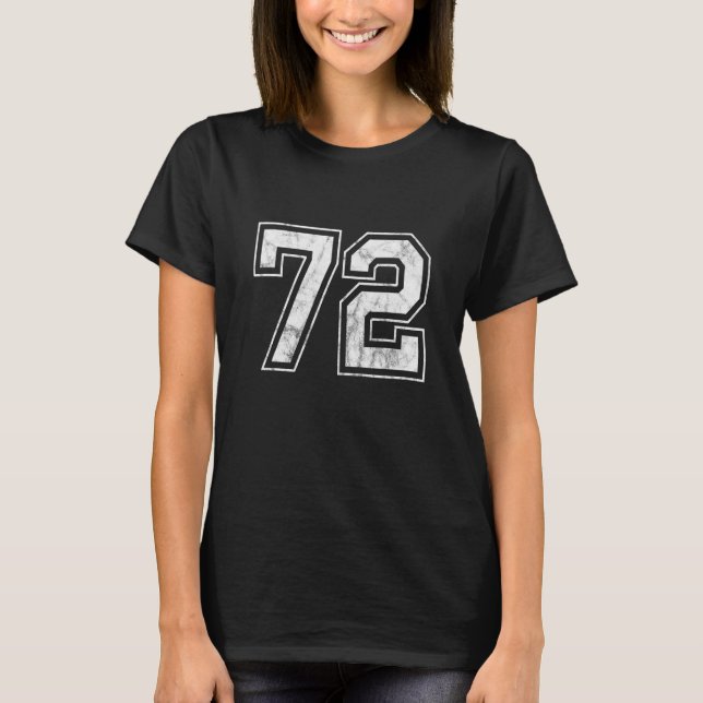Number 72 T-Shirt (Front)