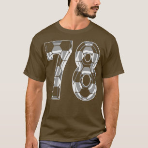 Number 78 Jersey 78 Mum Player Fan T-Shirt