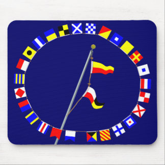 Number 79 Nautical Signal Flag Hoist Mouse Pad