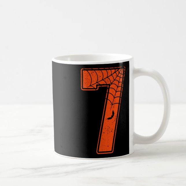 Number 7 67 Meme Costume Matching Group Halloween  Coffee Mug (Right)