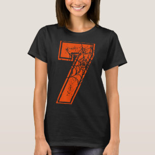 Number 7 67 Meme Halloween Pumpkin Costume Matchin T-Shirt