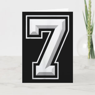 Number 7 67 Meme Matching Card