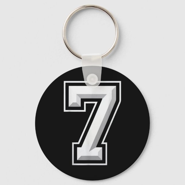 Number 7 67 Meme Matching  Key Ring (Front)