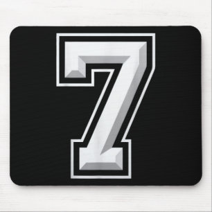 Number 7 67 Meme Matching  Mouse Pad