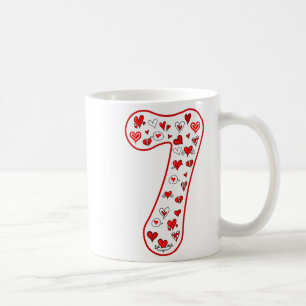 Number 7 Couple Costume Duo 67 Meme Six Seven Vale Coffee Mug