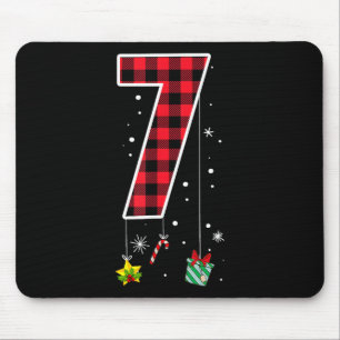 Number 7 Funny Meme Saying 6 7 Six Seven Christmas Mouse Pad
